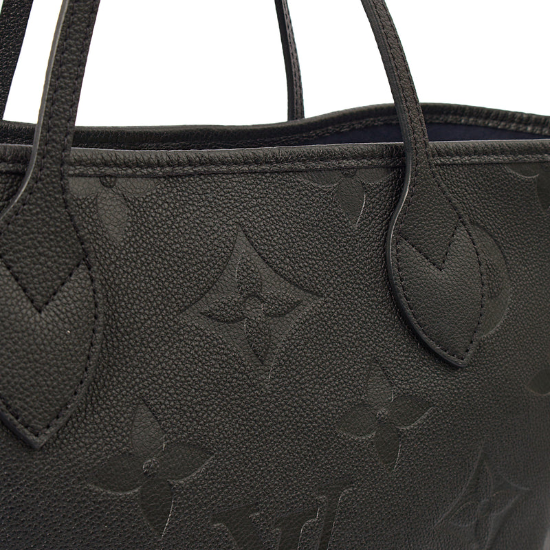 Picture of Louis Vuitton Tote Neverfull MM in Black, Empreinte Leather