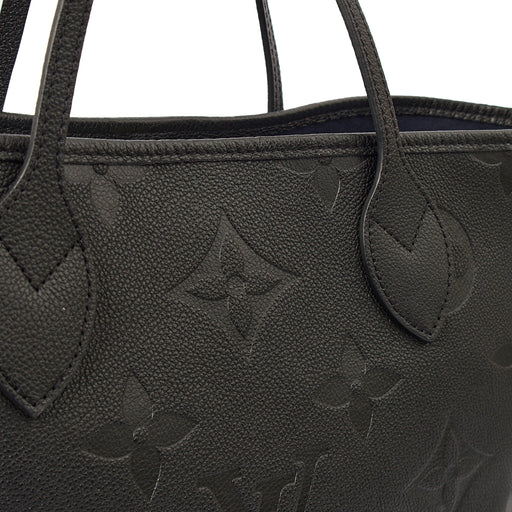 Picture of Louis Vuitton Tote Neverfull MM in Black, Empreinte Leather