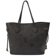 Picture of Louis Vuitton Tote Neverfull MM in Black, Empreinte Leather