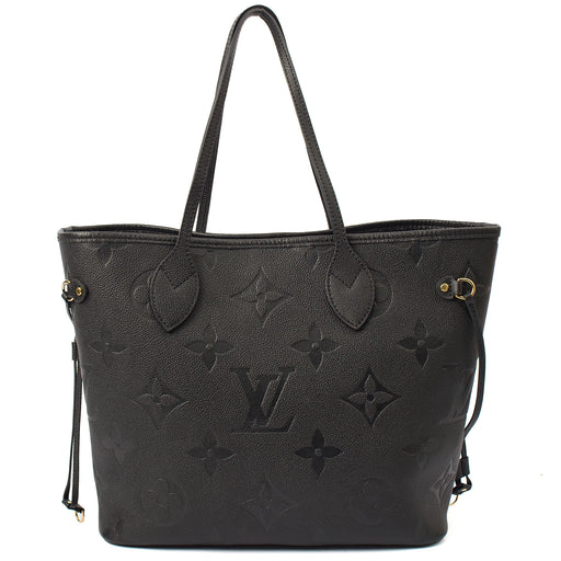 Picture of Louis Vuitton Tote Neverfull MM in Black, Empreinte Leather