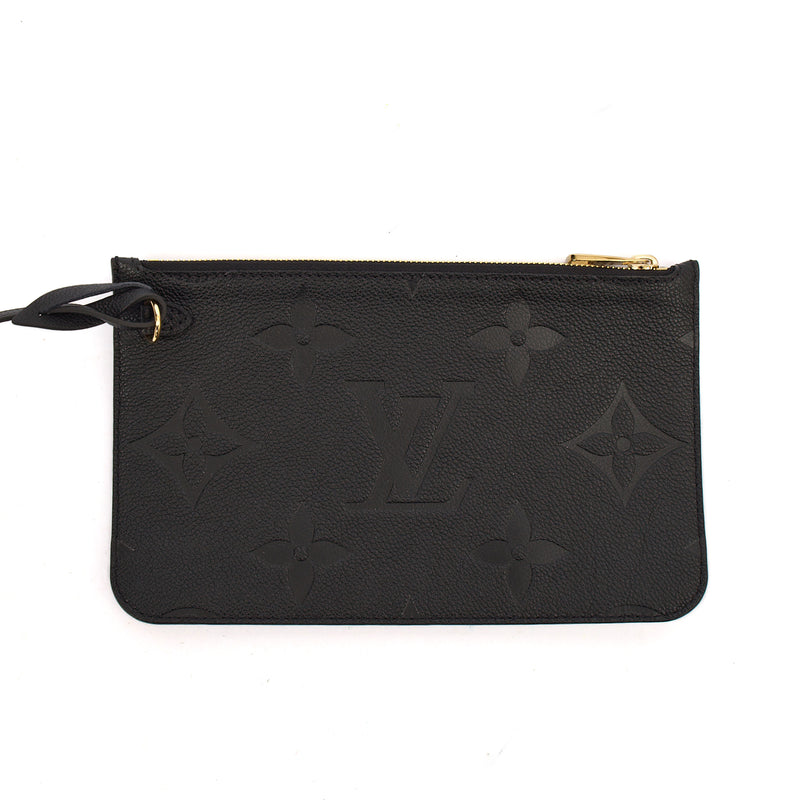 Picture of Louis Vuitton Tote Neverfull MM in Black, Empreinte Leather