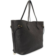 Picture of Louis Vuitton Tote Neverfull MM in Black, Empreinte Leather