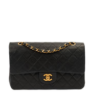 Picture of Chanel Shoulder Bag Classic Double Flap - Medium in Black, Lambskin Leather
