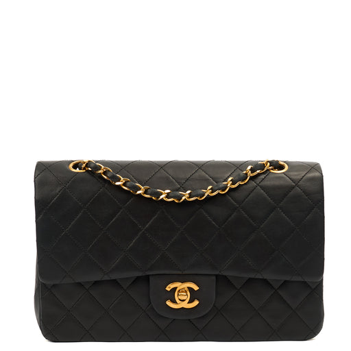 Picture of Chanel Shoulder Bag Classic Double Flap - Medium in Black, Lambskin Leather