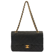 Picture of Chanel Shoulder Bag Classic Double Flap - Medium in Black, Lambskin Leather