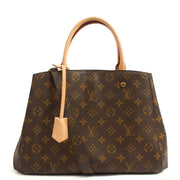 Picture of Louis Vuitton Top Handle Montaigne MM in Monogram, Empreinte Leather