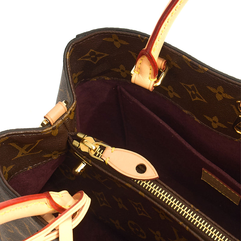 Picture of Louis Vuitton Top Handle Montaigne MM in Monogram, Empreinte Leather
