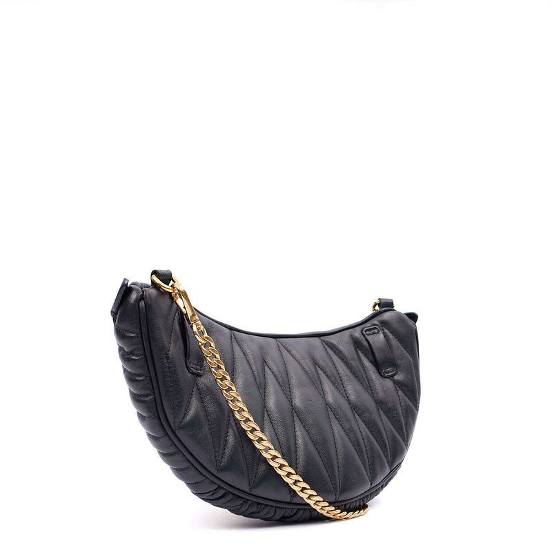 Picture of Miu Miu Cross Body Belt Bag in Black, Leather
