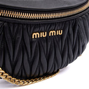 Picture of Miu Miu Cross Body Belt Bag in Black, Leather