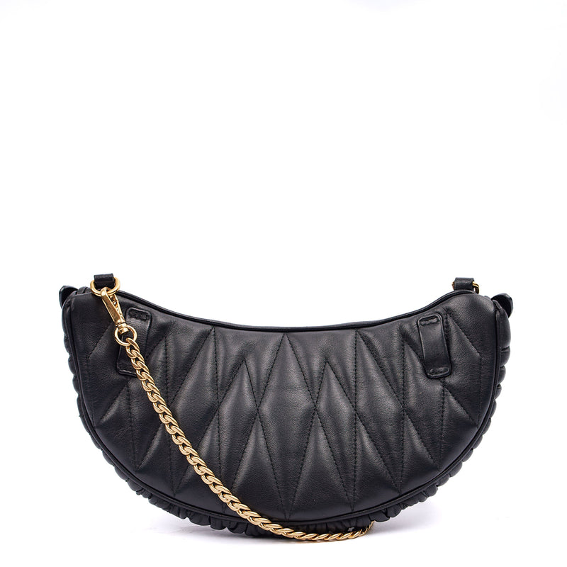 Picture of Miu Miu Cross Body Belt Bag in Black, Leather