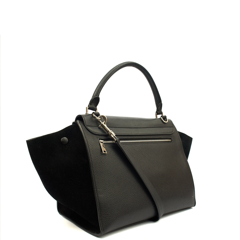 Picture of Celine Tote Trapeze - Small in Black, Box Calfskin