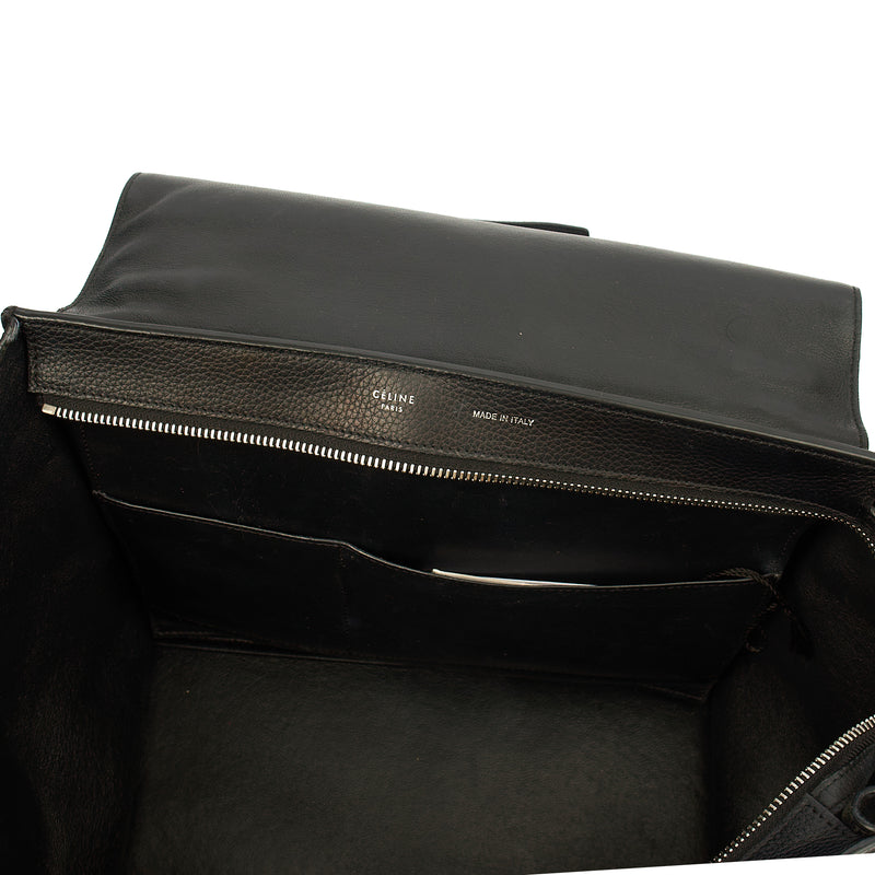 Picture of Celine Tote Trapeze - Small in Black, Box Calfskin