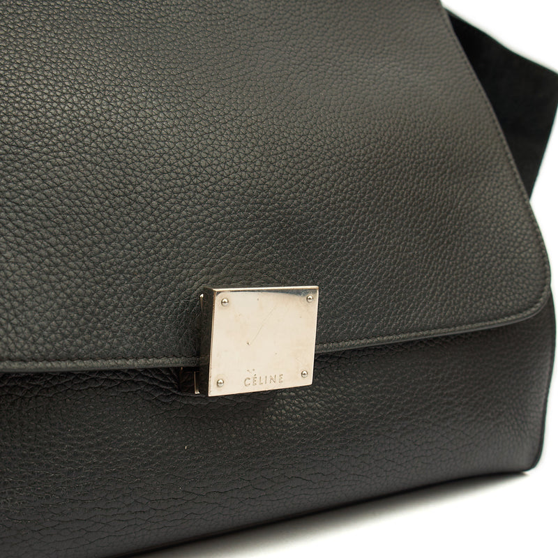 Picture of Celine Tote Trapeze - Small in Black, Box Calfskin