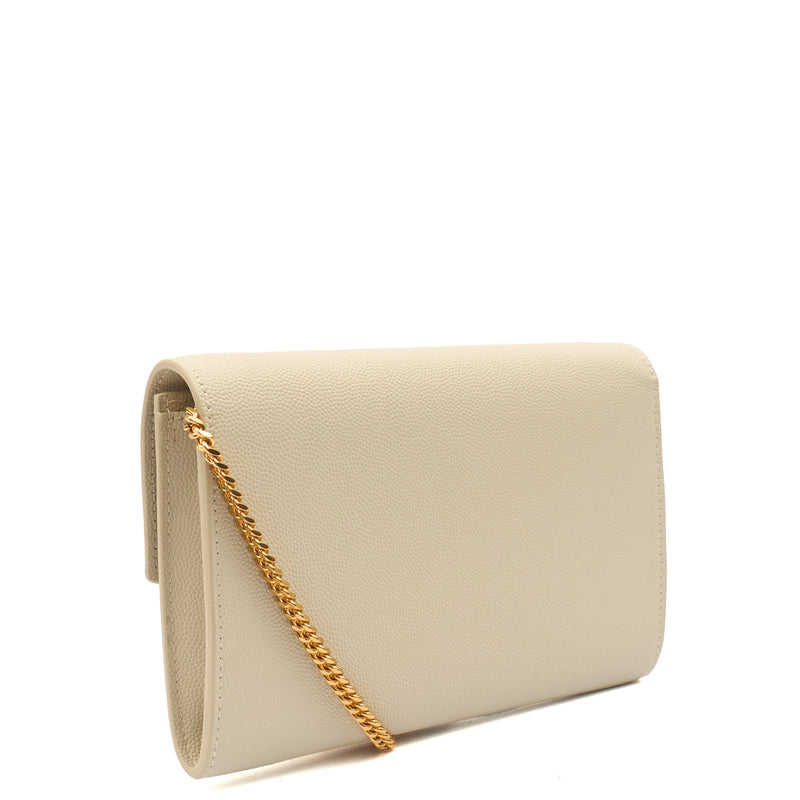 Picture of Saint Laurent Cross Body Envelope Chain Wallet in invalid, Leather