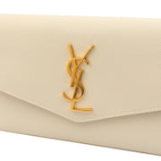 Picture of Saint Laurent Cross Body Envelope Chain Wallet in invalid, Leather
