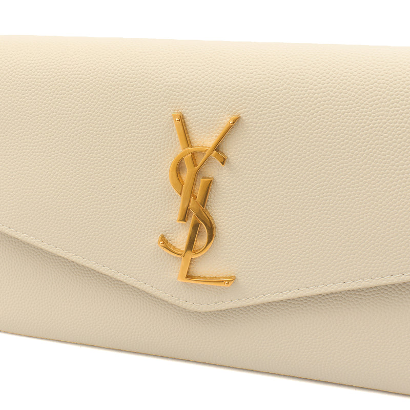 Picture of Saint Laurent Cross Body Envelope Chain Wallet in invalid, Leather