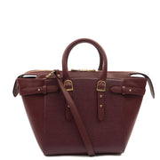 Picture of Aspinal of London Tote London Tote- Large in Red, Leather