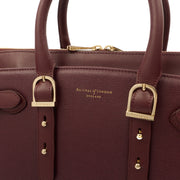 Picture of Aspinal of London Tote London Tote- Large in Red, Leather