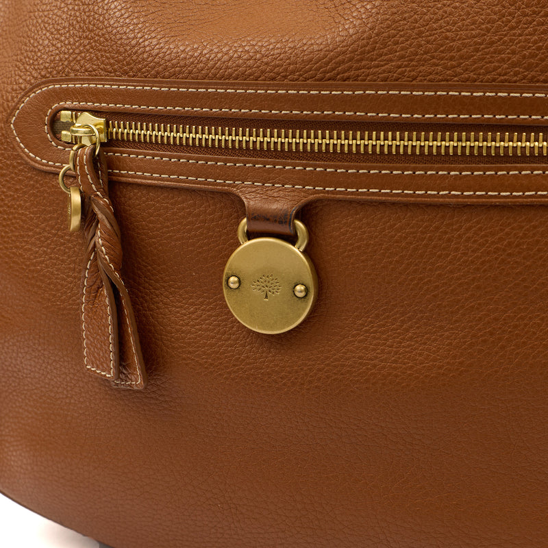 Picture of Mulberry Tote Somerset Tote in English Oak, Calfskin Leather
