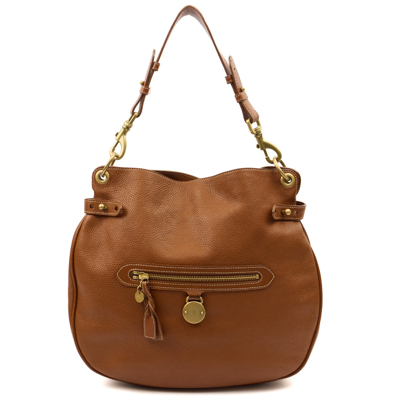 Picture of Mulberry Tote Somerset Tote in English Oak, Calfskin Leather