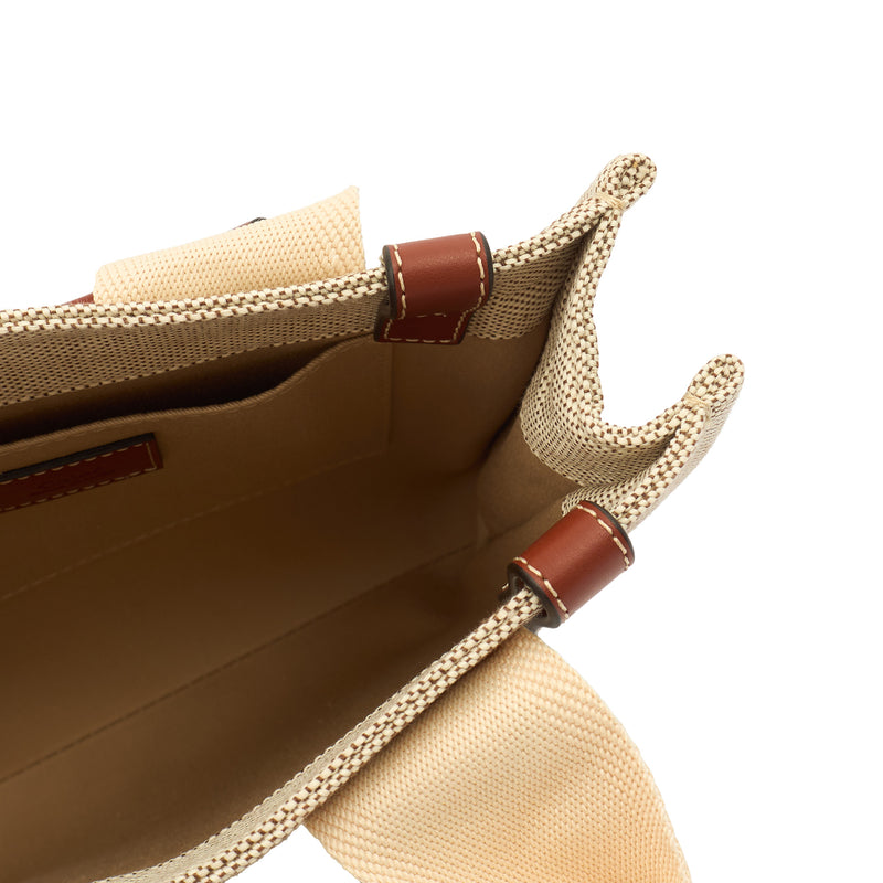 Picture of Chloe Tote Woody Tote - Small in Neutral, Canvas
