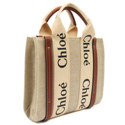 Picture of Chloe Tote Woody Tote - Small in Neutral, Canvas