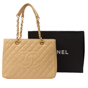 Picture of Chanel Tote Grand Shopping Tote in Neutral, Caviar Leather