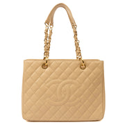 Picture of Chanel Tote Grand Shopping Tote in Neutral, Caviar Leather