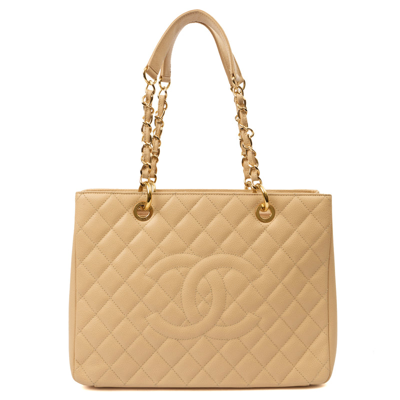 Picture of Chanel Tote Grand Shopping Tote in Neutral, Caviar Leather