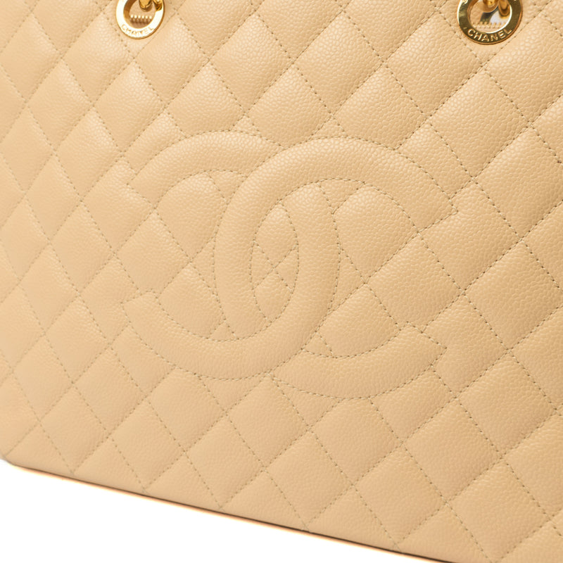 Picture of Chanel Tote Grand Shopping Tote in Neutral, Caviar Leather