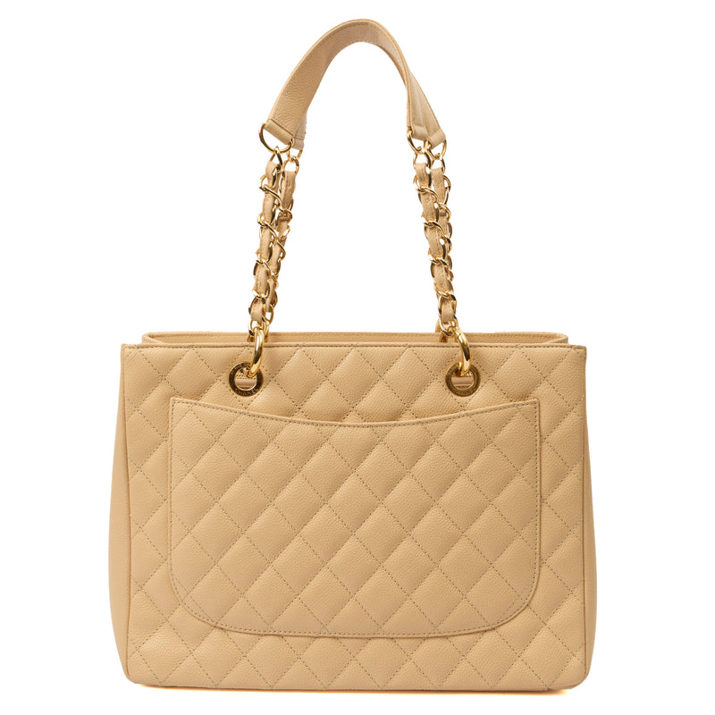 Picture of Chanel Tote Grand Shopping Tote in Neutral, Caviar Leather