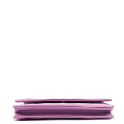 Picture of Chanel Cross Body CC Filigree Clutch With Chain in Purple, Caviar Leather
