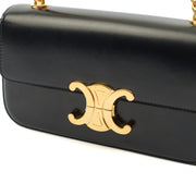 Picture of Celine Shoulder Bag Claude in Black, Box Calfskin
