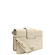 Picture of Prada Shoulder Bag City Calf Metal Ribbon in White, Leather