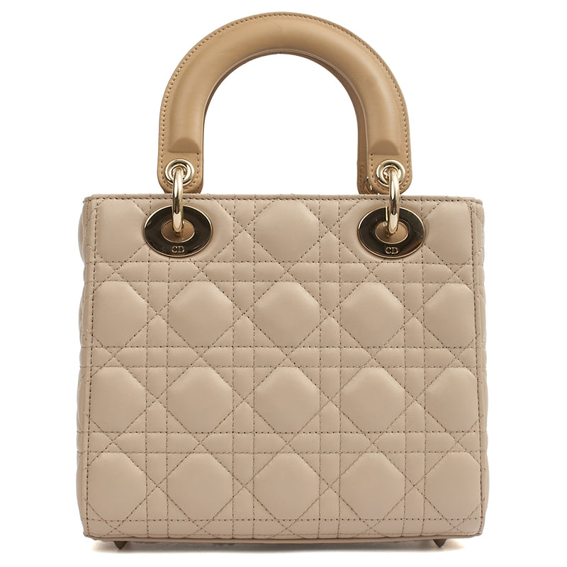 Picture of Christian Dior Tote Lady Dior Small in Neutral, Leather