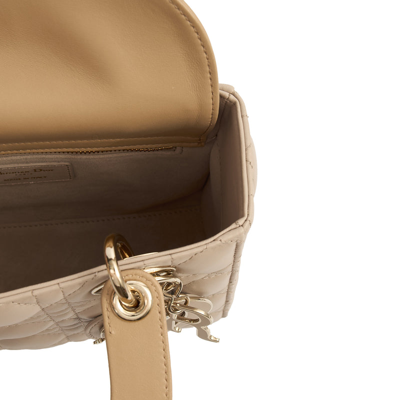 Picture of Christian Dior Tote Lady Dior Small in Neutral, Leather