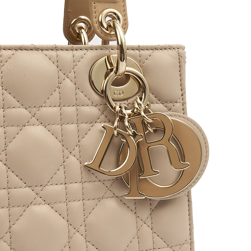 Picture of Christian Dior Tote Lady Dior Small in Neutral, Leather