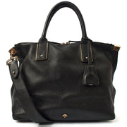 Picture of Mulberry Top Handle Alice  in Black, Calfskin Leather