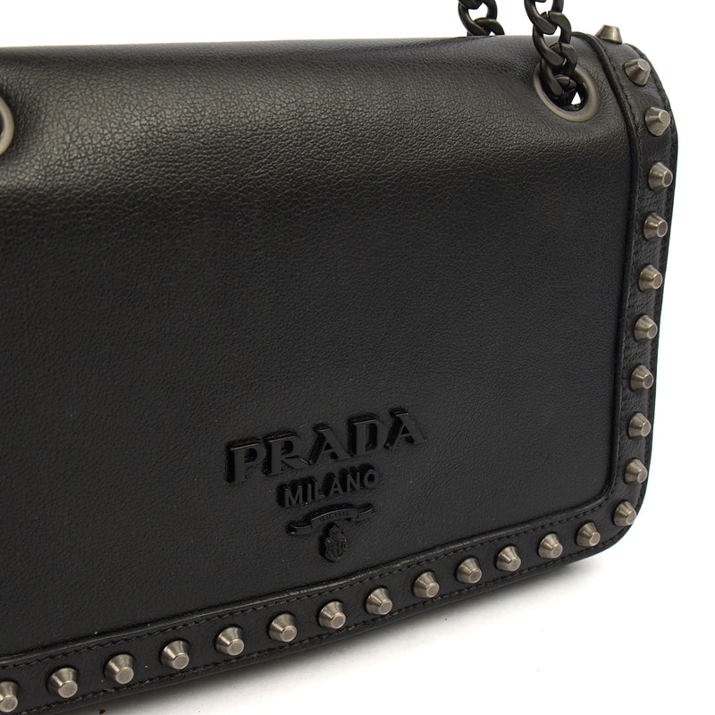 Picture of Prada Shoulder Bag Shoulder Bag in Black, Calfskin
