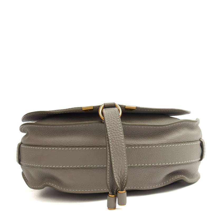 Picture of Chloe Cross Body Marcie - Medium in Grey, Calfskin Leather