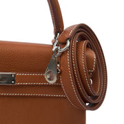 Picture of Hermes Top Handle Kelly 25 in Gold, Togo Leather