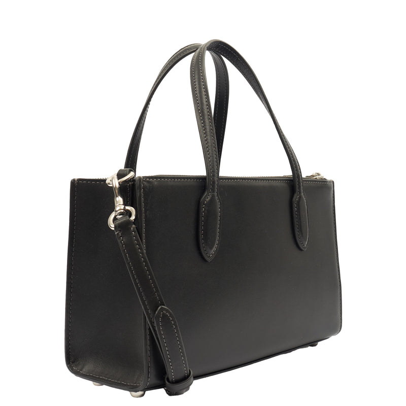 Picture of Coach Cross Body Nina Shopper Tote in Black, Leather