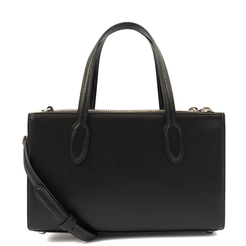 Picture of Coach Cross Body Nina Shopper Tote in Black, Leather