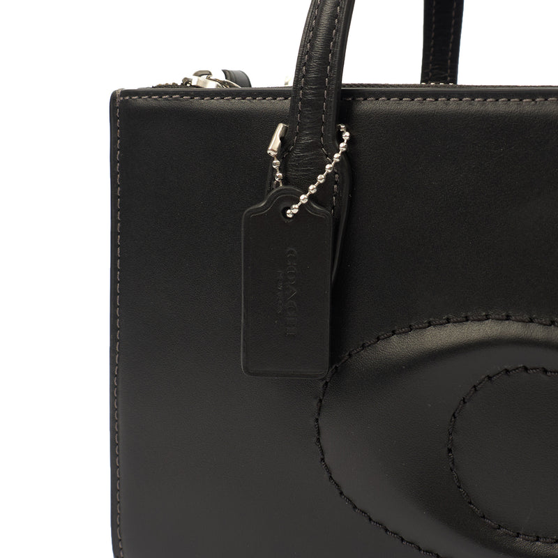 Picture of Coach Cross Body Nina Shopper Tote in Black, Leather