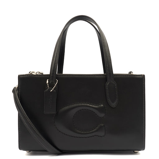 Picture of Coach Cross Body Nina Shopper Tote in Black, Leather