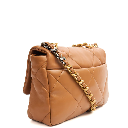Picture of Chanel Shoulder Bag Chanel 19 in Brown, Calfskin Leather