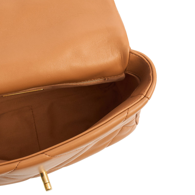 Picture of Chanel Shoulder Bag Chanel 19 in Brown, Calfskin Leather