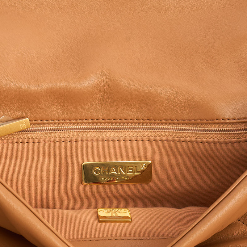 Picture of Chanel Shoulder Bag Chanel 19 in Brown, Calfskin Leather