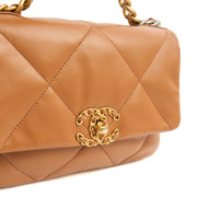 Picture of Chanel Shoulder Bag Chanel 19 in Brown, Calfskin Leather