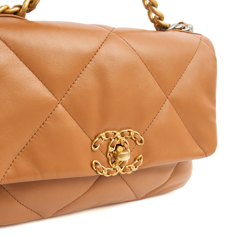 Picture of Chanel Shoulder Bag Chanel 19 in Brown, Calfskin Leather